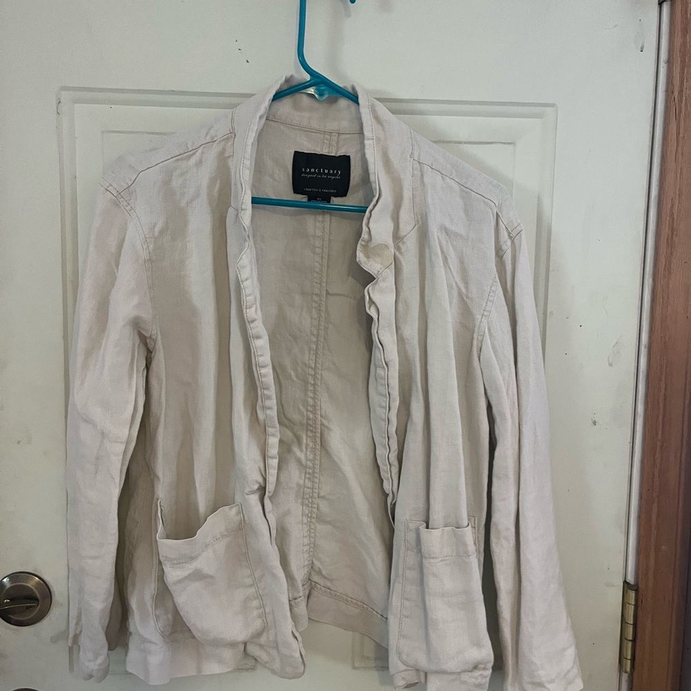 Sanctuary Linen Blazer